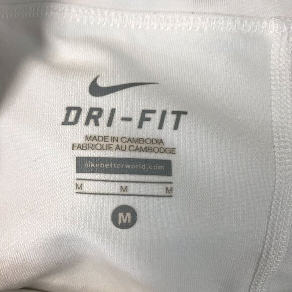 Nike Dri-Fit Womens White Ruffle Hem Athletic Wear Tennis Skort Size M - Picture 5 of 9